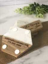 Personalized Coasters - Closing Gift from Realtors to Clients