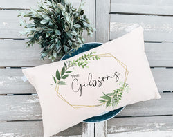 Mothers Day Gift - Personalized Name Pillow - Wedding Gift - Personalized Pillow - Last Name Pillow - Engagement Gift