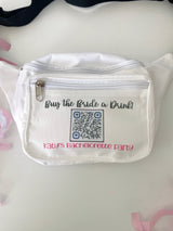 Venmo QR Code Bachelorette Fanny Packs - Buy the Bride a Drink