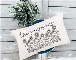 Personalized Daisy Name Pillow - Personalized Daisy Gift - Birthday Gift for Girl - Boho Decor - Personalized Birthday Gift - Gift for Her