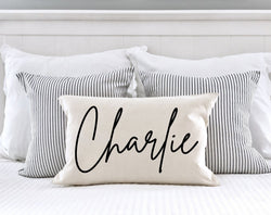 Personalized Name Pillow - Nursery Decor - Custom Name Pillow