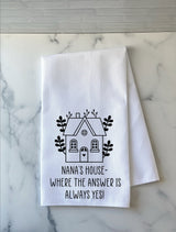 Mothers Day Gift for Nana - Mothers Day Gift - Personalized Tea Towel - Custom Kitchen Towel - Gift for Mom - Gift for Nana - Grandma Gift