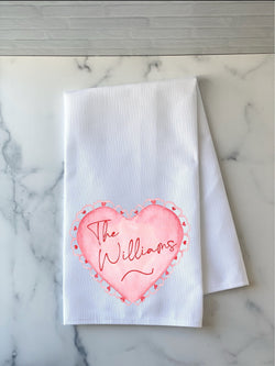 Valentines Day Gift for Wife - Valentines Day Gift - Personalized Tea Towel - Valentines Gift for Her - Gift for Her - Valentines Decor