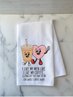 Funny Valentines Day Gift for Friend - Break Up Gift - Galentines Day Gift - Kitchen Towel - Gift for Her - Valentines Gift