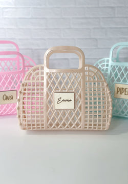 Flower Girl Proposal Jelly Tote - Personalized Bag - Gift for Girls - Personalized Girls Bag