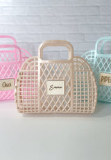 Flower Girl Proposal Jelly Tote - Personalized Bag - Gift for Girls - Personalized Girls Bag