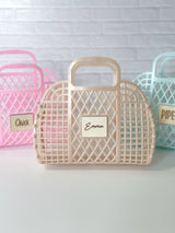 Flower Girl Proposal Jelly Tote - Personalized Bag - Gift for Girls - Personalized Girls Bag