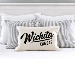 Housewarming Gift - City and State Throw Pillow  - New Home Gift - Realtor Gift - Custom City and State Gift