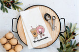 Personalized Retro Valentines Day Gift - Galentines Day Gift - Kitchen Towel - Valentines Gift for Her - Gift for Her - Valentines Gift