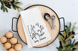 Custom Life is Better on the Lake Kitchen Towel - Housewarming Gift - New Home Gift - Realtor Gift - Custom City and State Gift