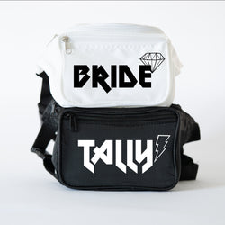 Metal Bachelorette Fanny Packs - Rock and Roll Bachelorette Party Favors