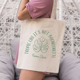 Tropic Like It's Hot Bachelorette Party Favor Tote Bags - Custom Wording Available