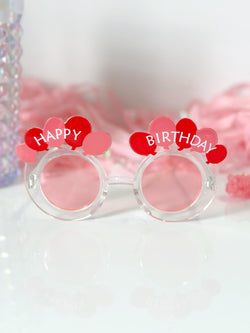 Birthday Party Sunglasses - Happy Birthday Balloon Sunglasses - Birthday Gift for Her - Birthday Trip Gift