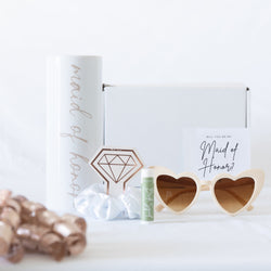 Bridesmaid Proposal Box - Natural Aesthetic - Maid of Honor Proposal - Matron of Honor Proposal