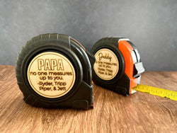 Father's Day Tape Measure for Dad - Fathers Day Gift - Custom Father's Day - Fathers Day Tape Measure - Gift for Papa