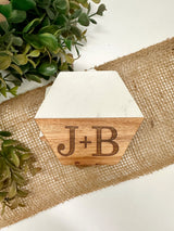 Mothers Day Gift - Personalized Coasters - Personalized Wedding Gift - Personalized Wood and Marble Coasters - Gift for Him - For Wife
