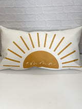 Personalized Boho Sun Pillow - Boho Sun Nursery - Baby Shower Gift - Boho Baby Nursery - Personalized Birthday Gift - Custom Nursery Pillow