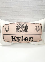 Personalized Western Pillow - Western Themed Nursery - Cowboy Nursery - Western Baby Decor - Personalized Name Pillow - Baby Shower Gift