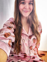 Birthday Gift - Personalized Pajamas For Her - Face Picture Pajamas - Funny Pajamas - Funny Gift for Her