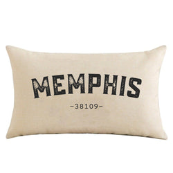 Custom City and State Throw Pillow - Housewarming Gift - New Home Gift - Realtor Gift - Custom City and State Gift
