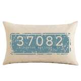 Personalized Zip Code Throw Pillow - Housewarming Gift - New Home Gift - Realtor Gift - Custom City and State Gift