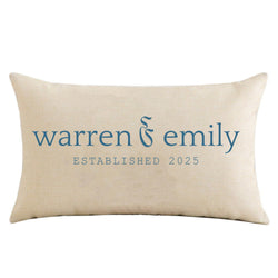 Personalized Wedding Shower Gift - Personalized Last Name Pillow - Wedding Gift - Personalized Pillow - Last Name Pillow - Engagement Gift