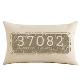 Personalized Zip Code Throw Pillow - Housewarming Gift - New Home Gift - Realtor Gift - Custom City and State Gift