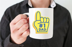 Father's Day Mug - Number One Dad Mug - Gift for Dad