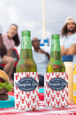 Custom Crawfish Boil Can Coolers – Perfect for Parties, Birthdays & Backyard Boils