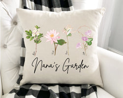 Mothers Day Gift - Gift for Nana - Birth Month Gift - Personalized Gift for Grandma - Birth Month Flower Gift - Nana's Garden