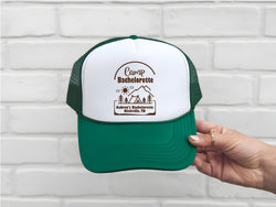 Personalized Camp Bachelorette Trucker Hats – Custom Bachelorette Party Hats