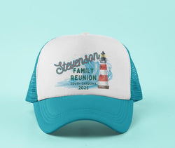 Custom Family Reunion Hat – Personalized Trucker Cap with Your Design or Logo – Reunion Gift, Matching Family Hats, Custom Group Hats