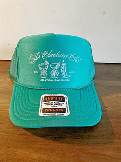 Charleston Bachelorette Club Trucker Hats - Bachelorette Trucker Hats - Bachelorette Favors - Club Bach - Custom Bachelorette Trucker Hats