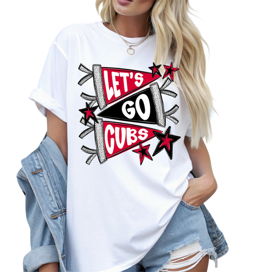 Lets Go Cubs Tee