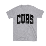 Cubs Distressed Print Tee