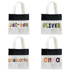 Personalized Halloween Treat Totes