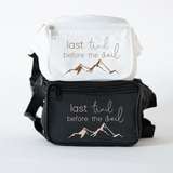 Last Trail Before the Veil Bachelorette Fanny Packs