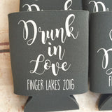 Drunk in Love - Singe Sided - Personalized Custom Bachelorette Party Can Coolers