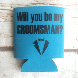 Groomsmen Proposal Gift - Suit - Personalized Custom Bachelorette Party Favors