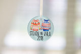 Our First Christmas Ornament - First Married Christmas Ornament - Newlywed Christmas Ornament -  Personalized Family Ornament - Ornament