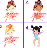 Personalized Sequin Flip Pillow -Ballerina or Gymnastics Custom Name Pillow
