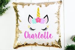 Personalized Unicorn Pillow - Unicorn Pillow - Type A