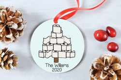 Quarantine Christmas Ornament - 2020 Family Christmas Ornament -  Christmas Ornament -  Quarantine Ornament - 2020 Ornament