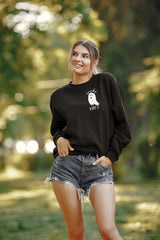 Women's Halloween Shirt - Spooky Vibes Sweatshirt