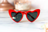 Bride / Babe / Crew - Heart Bachelorette Party Sunglasses - Choose Your Colors
