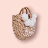 Bride Purse - Pom Pom Bride Bag - Gift for Bride